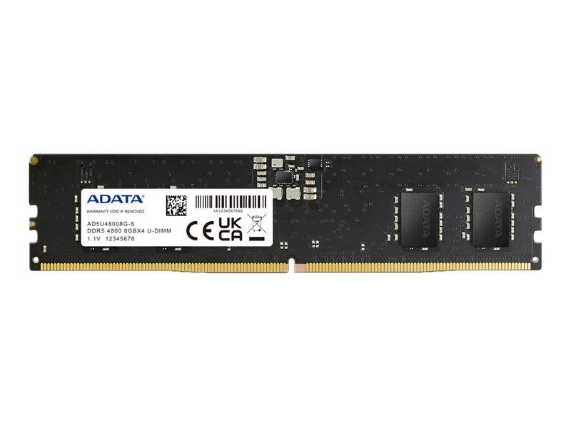 ADATA - DDR5 - Modul - 8 GB - DIMM 288-PIN - 4800 MHz / PC5-38400-0