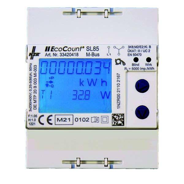 NZR Elektr.Hutschienenzähler EcoCount SL#3342020