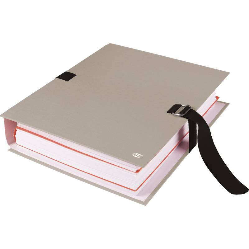 Oxford Dokumentenmappe, DIN A4, PVC-Einband, grau-0