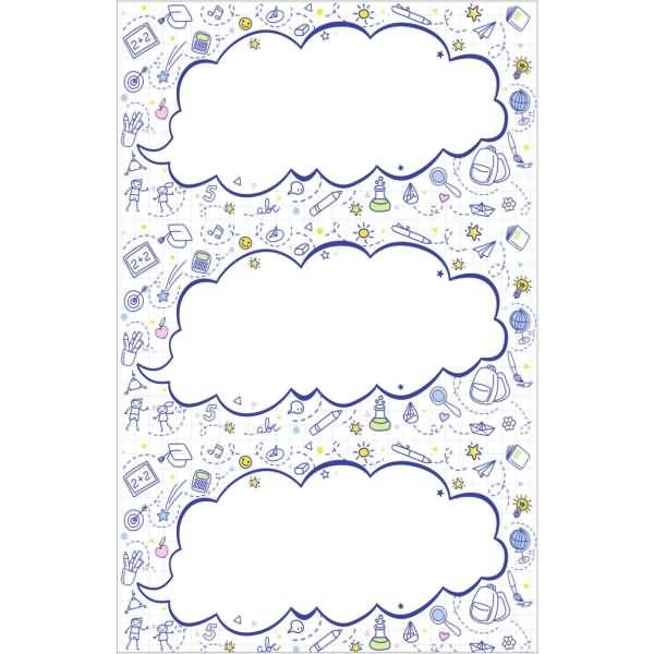 Buchetiketten Motiv 6 3 Blatt Back to school-1