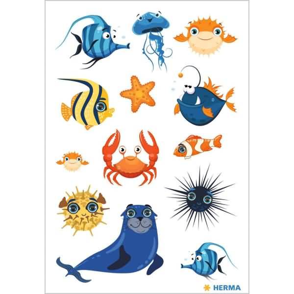 Sticker Freche Meeresviecher-1
