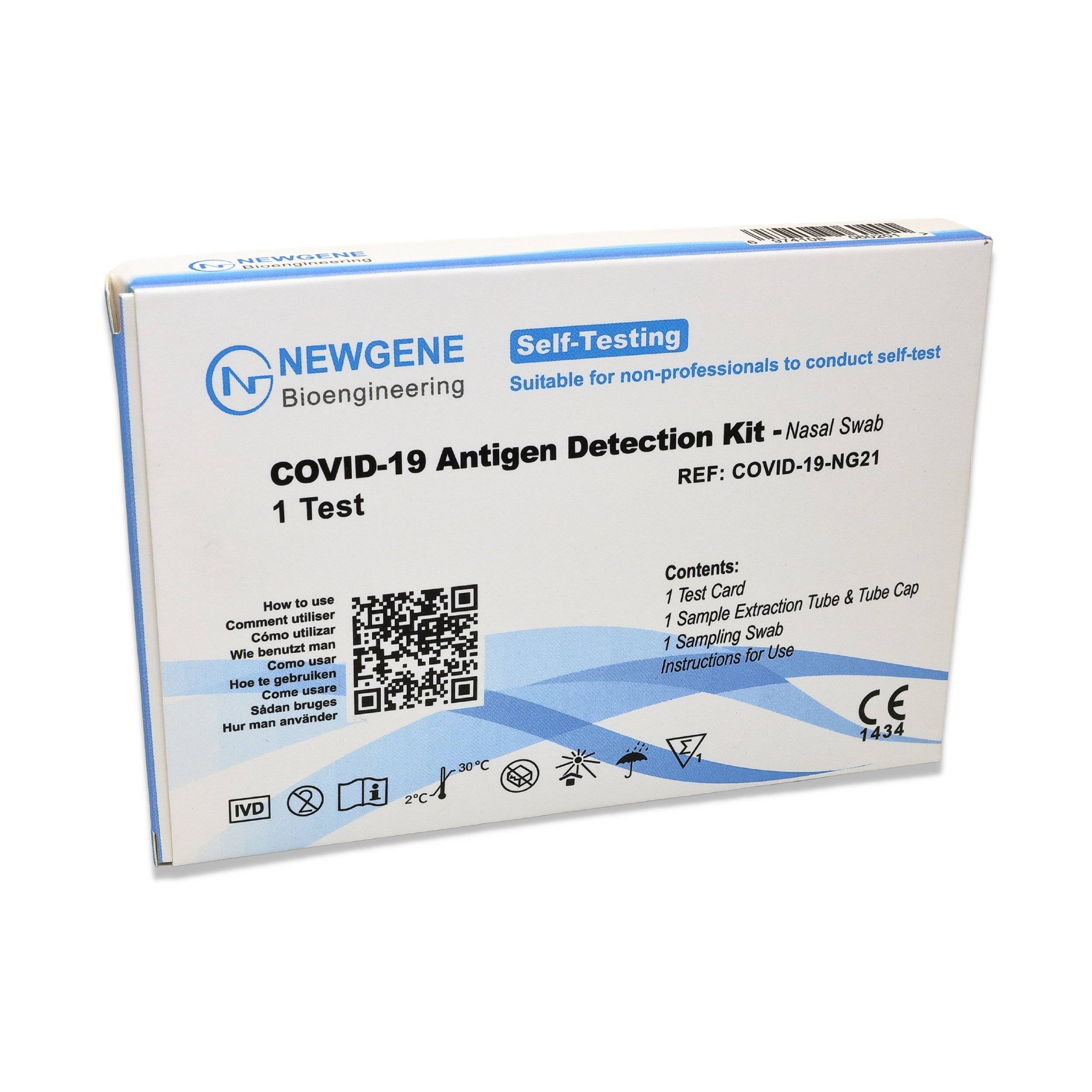 Newgene Covid-19 Antigen Schnelltest CE/1434 - Einzelpackung | Packung (1 Test)-1