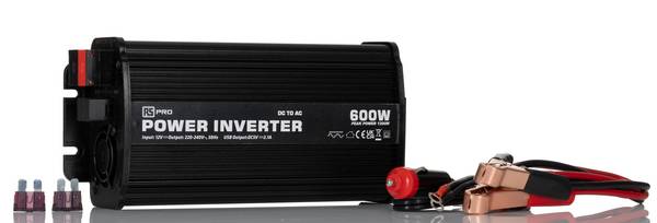RS PRO Spannungswandler, 12V dc / 230V ac 600W Modifizierte Sinuswelle
