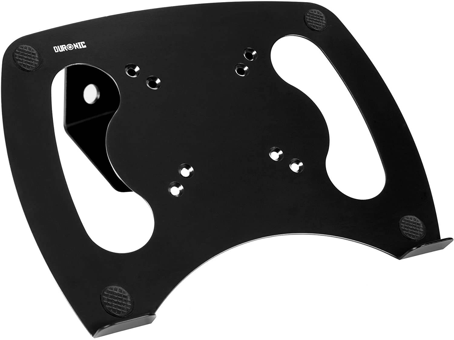 Duronic DML1 BK Laptophalterung - Fläche 32x24,2cm - Belastbarkeit 8kg - Laptopständer für Monitorhalter - VESA Standard-0
