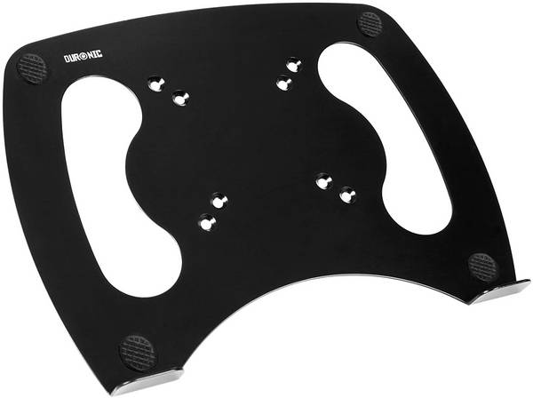 Duronic DML2 Laptophalterung - Fläche 32x24,2cm - Belastbarkeit 8kg - Laptopständer für Monitorhalter - VESA Standard