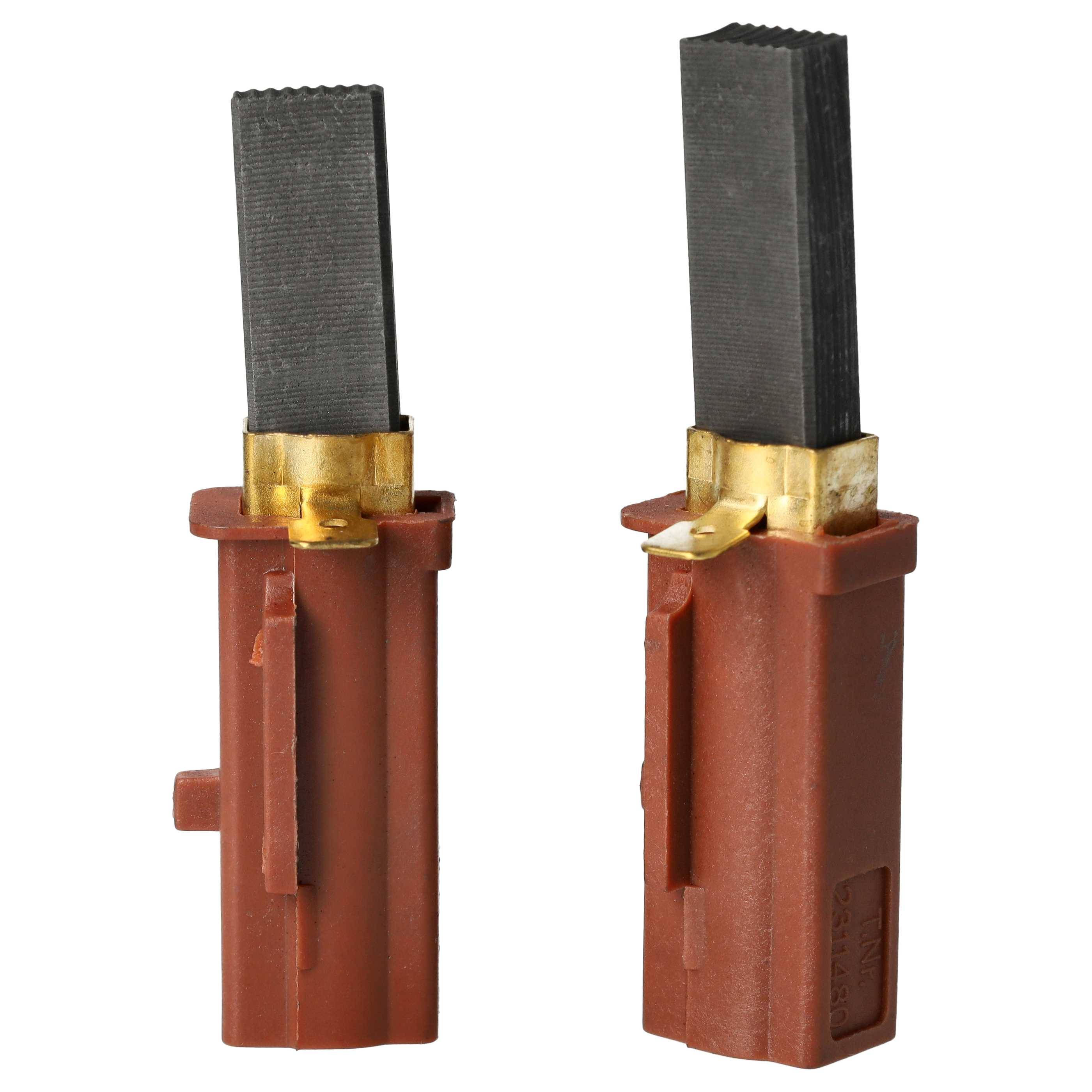vhbw 2x Kohlebürste 6,3x11x33mm kompatibel mit Ametek Lamb | Elektromotoren Staubsauger-0