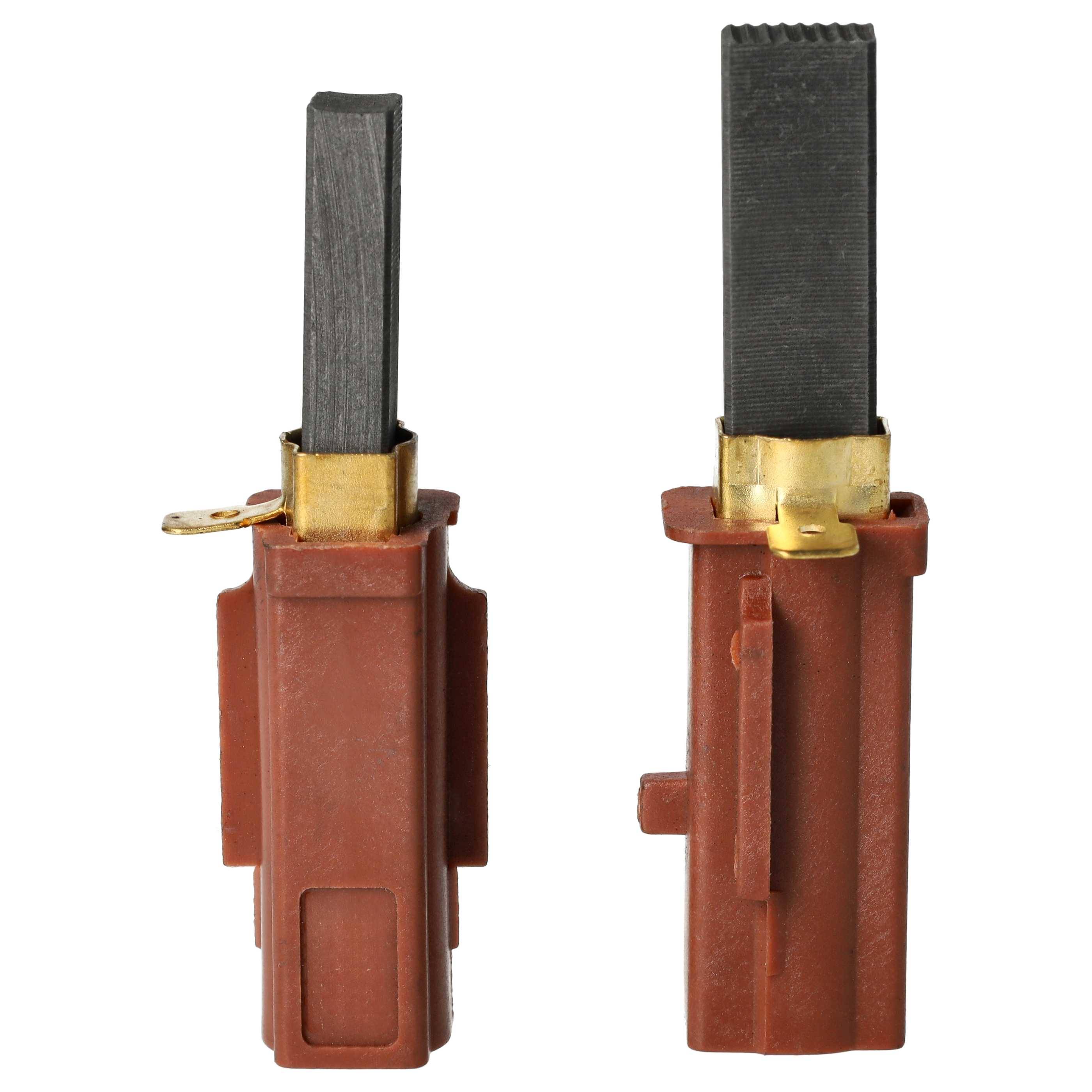 vhbw 2x Kohlebürste 6,3x11x33mm kompatibel mit Ametek Lamb | Elektromotoren Staubsauger-1