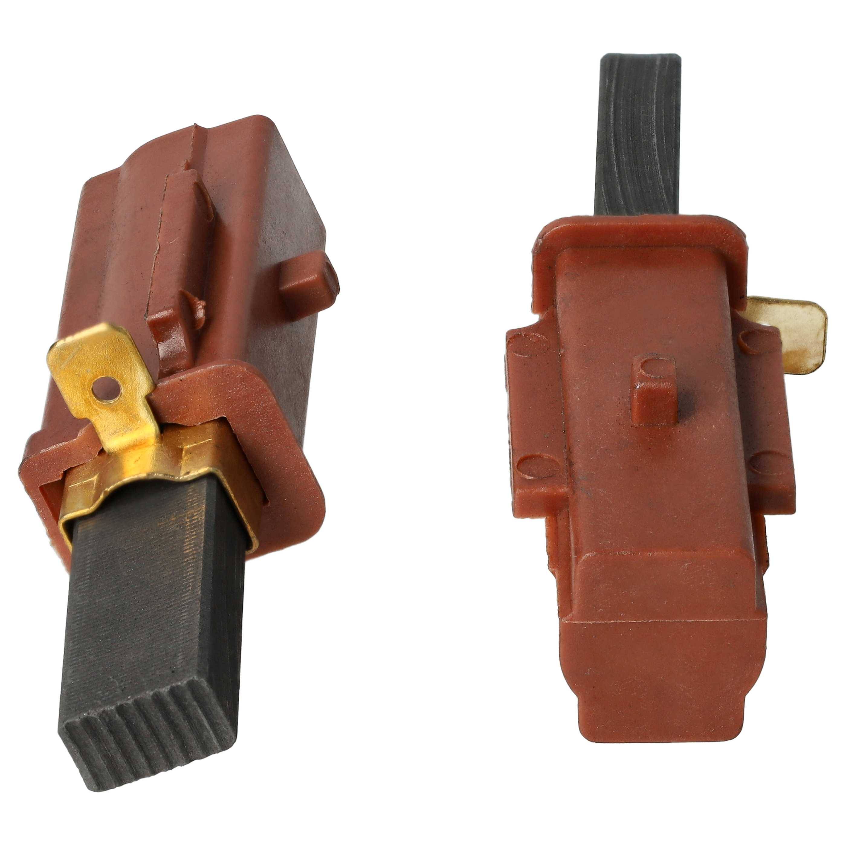 vhbw 2x Kohlebürste 6,3x11x33mm kompatibel mit Ametek Lamb | Elektromotoren Staubsauger-2