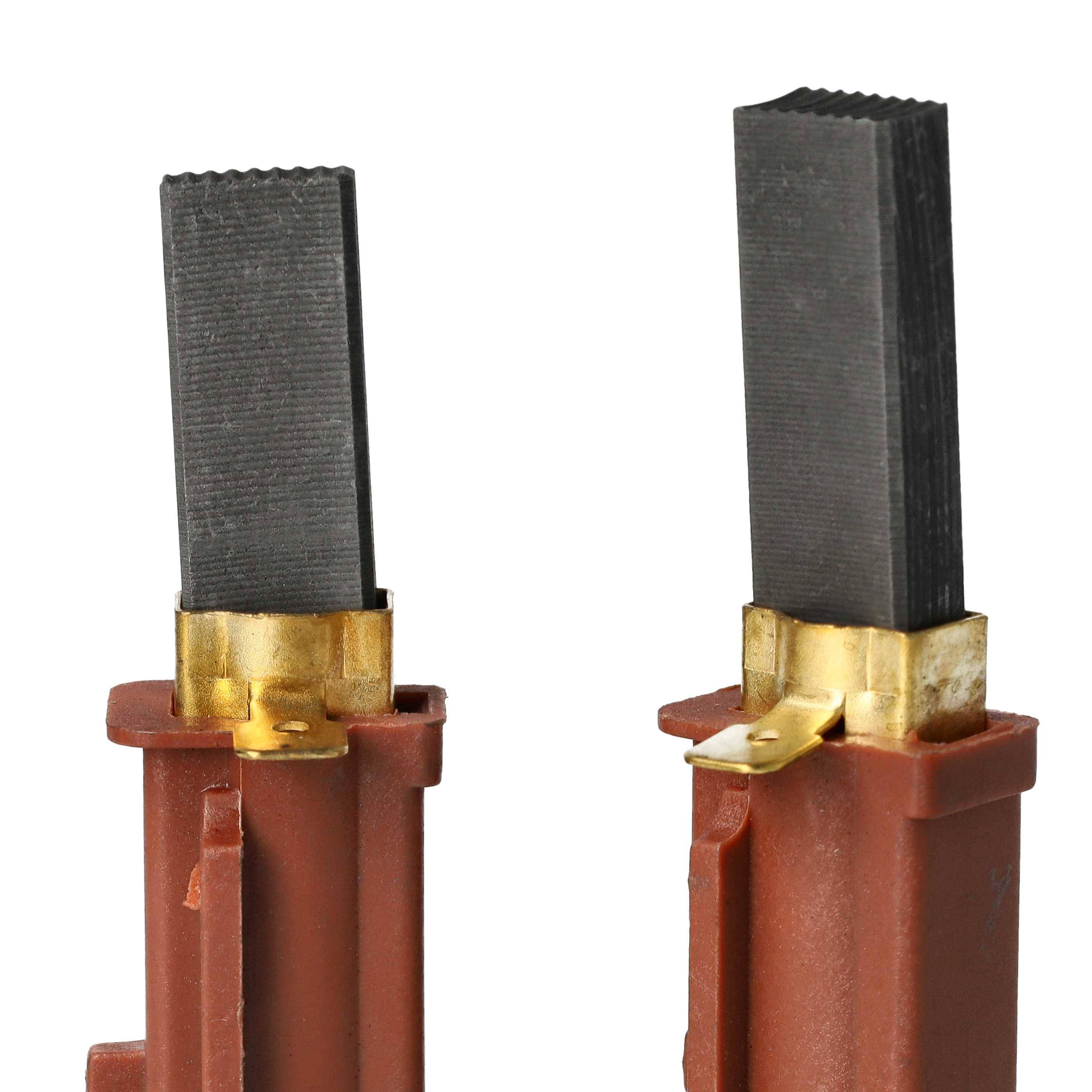 vhbw 2x Kohlebürste 6,3x11x33mm kompatibel mit Ametek Lamb | Elektromotoren Staubsauger-4