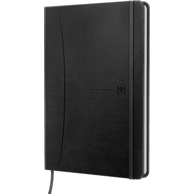 Oxford Notizbuch Signature, DIN A5, kariert, schwarz-0