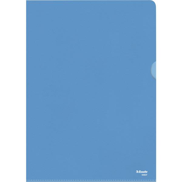 Esselte Sichthüllen Standard, DIN A4, PP, blau, 0,12 mm