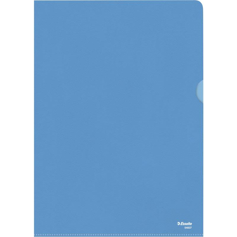 Esselte Sichthüllen Standard, DIN A4, PP, blau, 0,12 mm-0