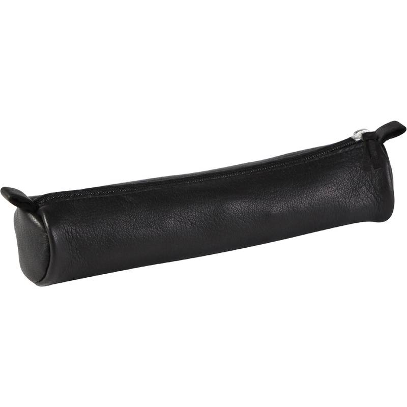 Clairefontaine Schlamper-Rolle klein, Leder, schwarz