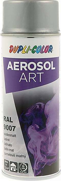 Buntlackspray AEROSOL Art graualuminium seidenmatt RAL 9007 400ml Spraydose-0