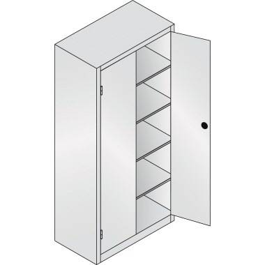 C + P Möbelsysteme Werkzeugschrank Maße: 930 x 1.950 x 600 mm (B x H-2