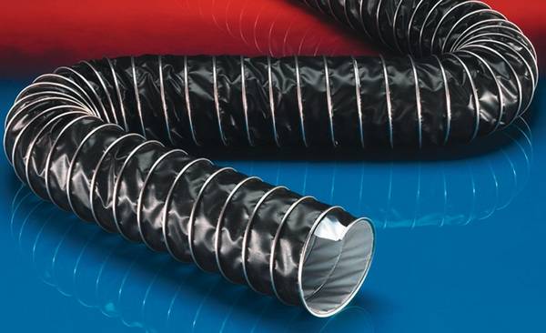 CP PTFE/HYP-INOX 472 Ø250mm L:6m hitzebeständiger Gewebeschlauch, doppellagig