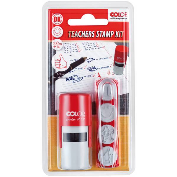 Motivstempelset -School Kit- - 4 Motive.