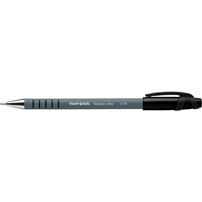 PAPER MATE Kugelschreiber Flexgrip Ultr Stick M Schwarz 12ST-0