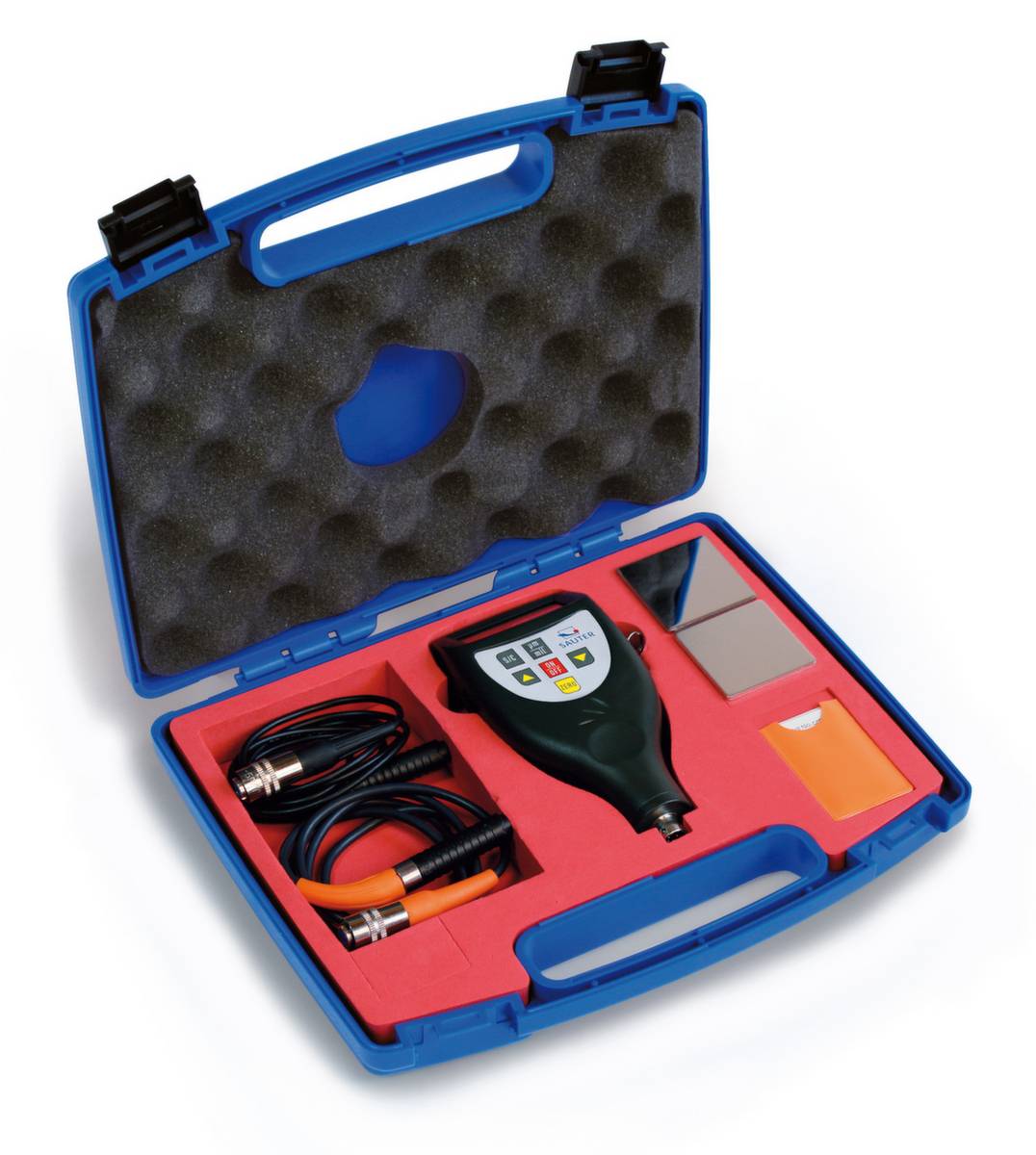 Schichtdickenmessgerät,Gehäuse Kunststoff,Messbereich 1250 µm,Ablesbarkeit 0x0,001mm-8