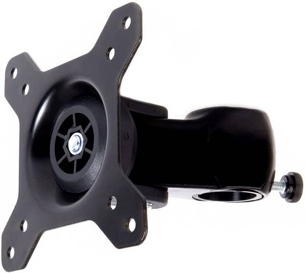 Duronic DM35 Head - VESA 75/100 Kopf für Monitore bis 27 Zoll - Drehbar um 360° - (-)15° Neigungswinkel - Ø 32 mm