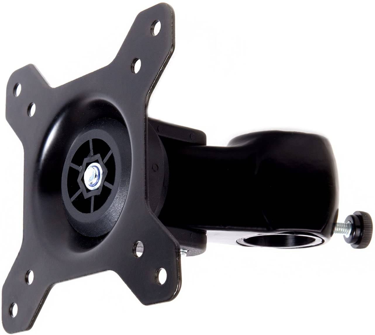 Duronic DM35 Head - VESA 75/100 Kopf für Monitore bis 27 Zoll - Drehbar um 360° - (-)15° Neigungswinkel - Ø 32 mm-0