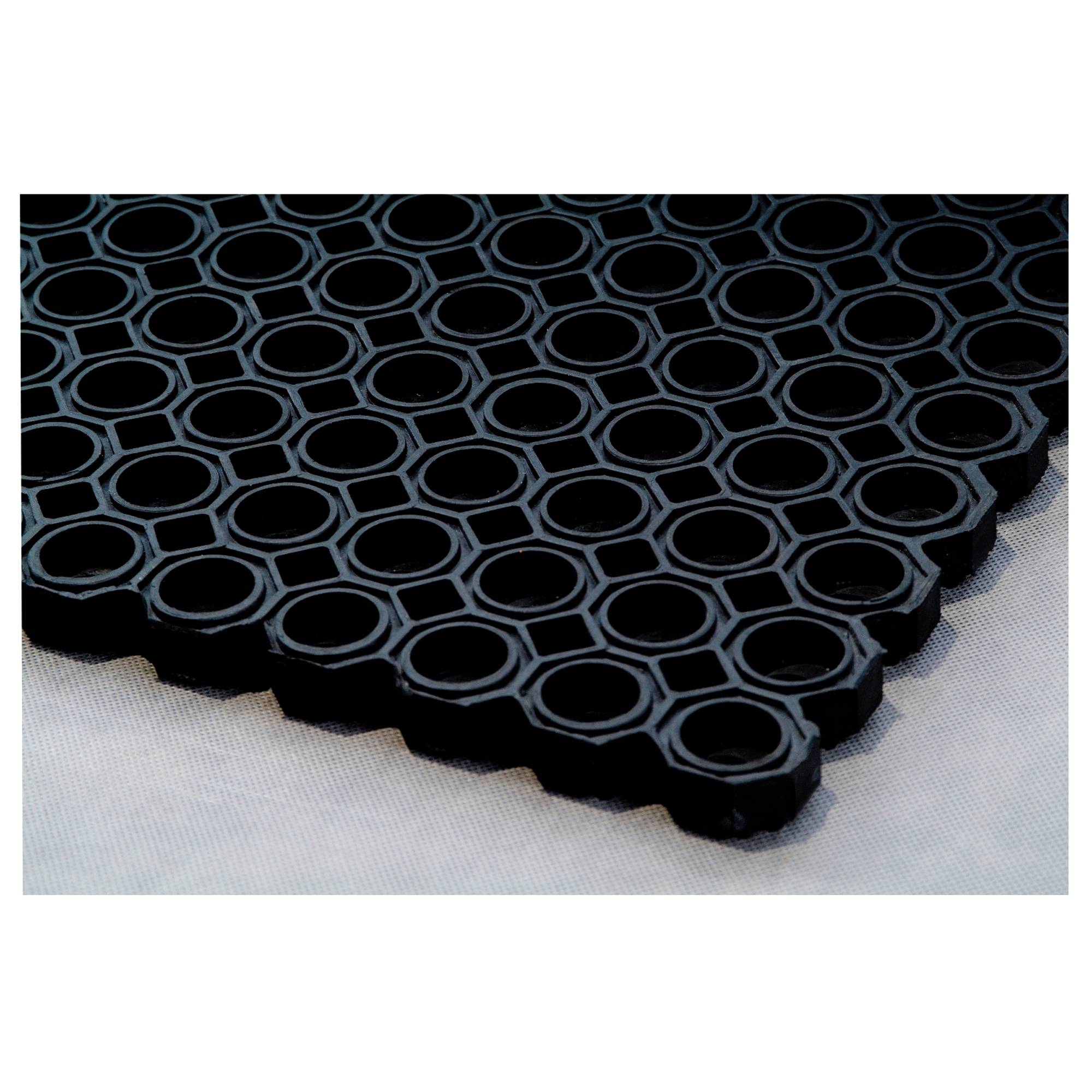 Ringgummimatte OCTO 100x150cm sw-1