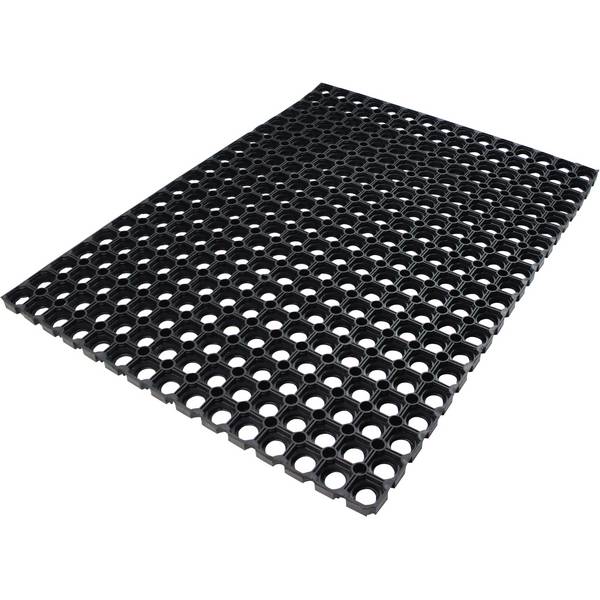 Ringgummimatte OCTO 100x150cm sw