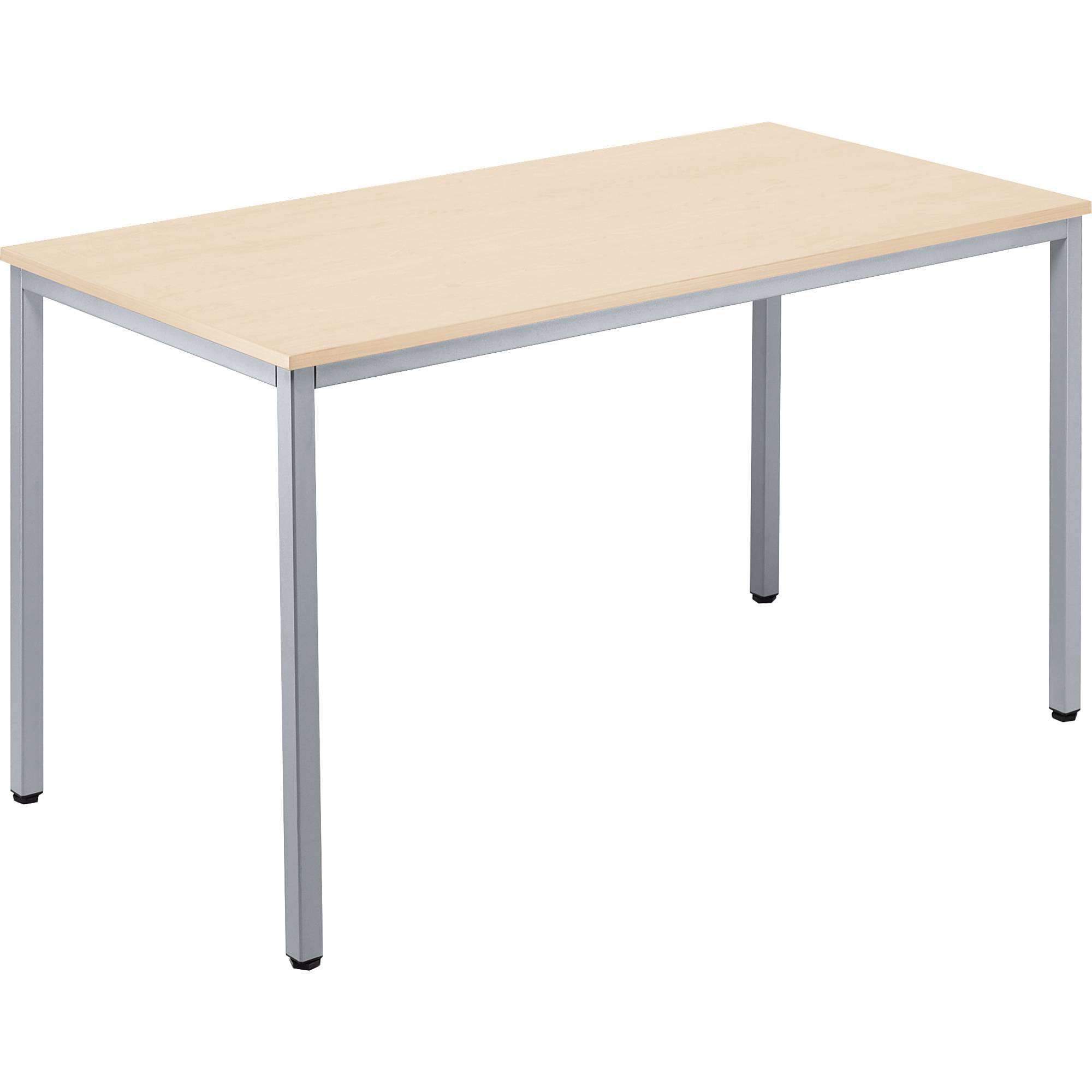 Konferenztisch 160x80 alu ahorn-0