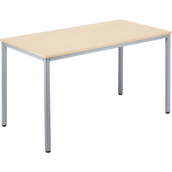 Konferenztisch 140x70 alu ahorn - Artikel: 810004079