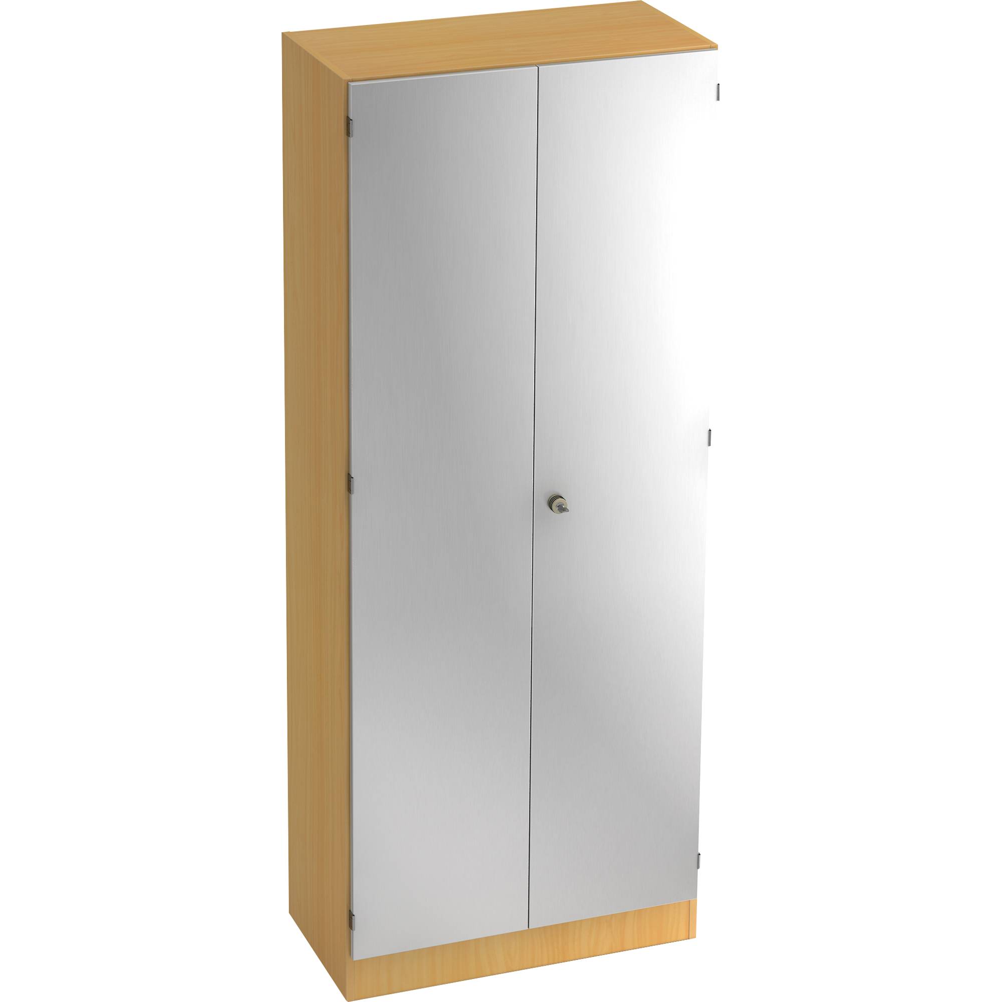 Garderobenschrank 5OH buche/silber-0