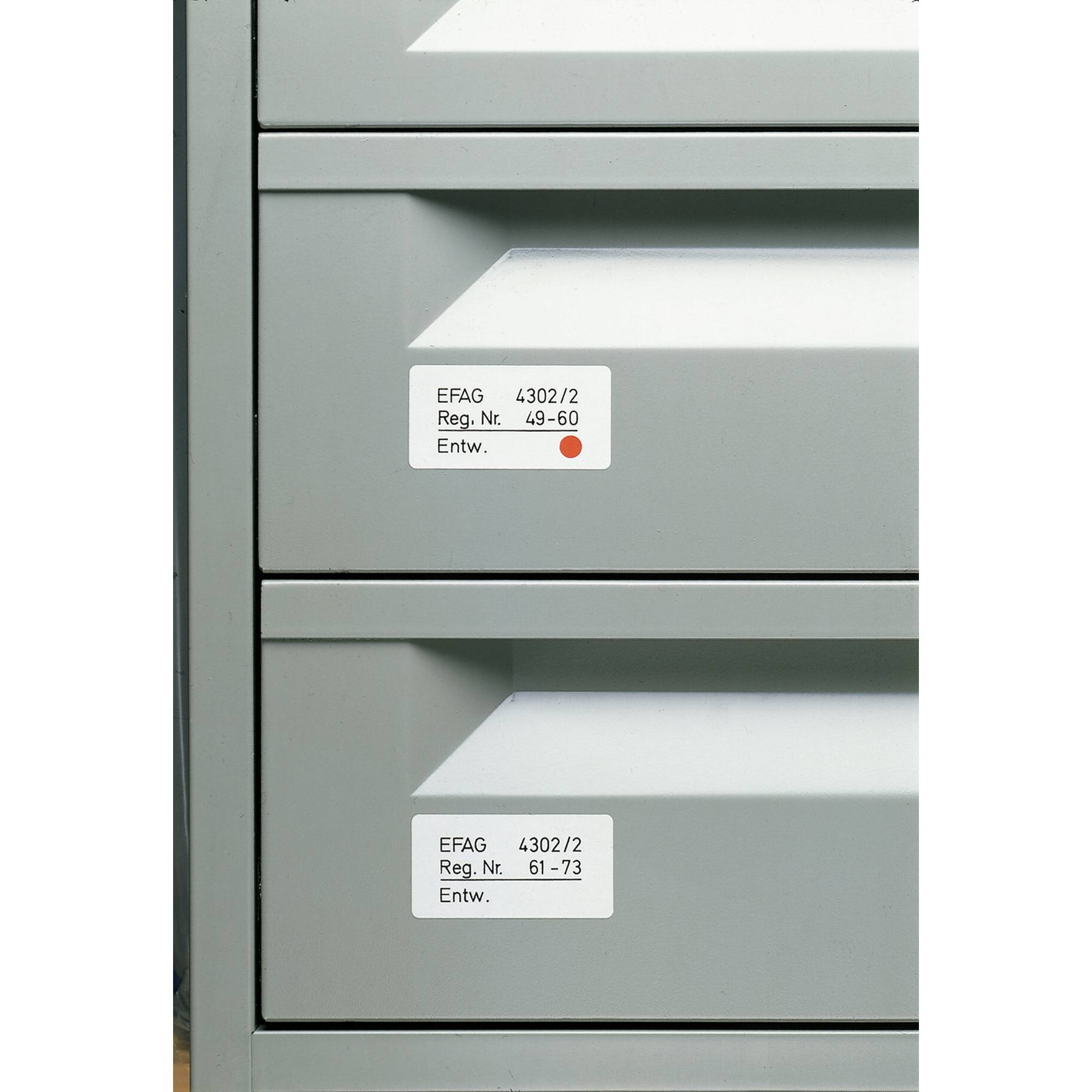 Vielzwecketikett 19x40mm Papier weiß 640 St./Pack.-4