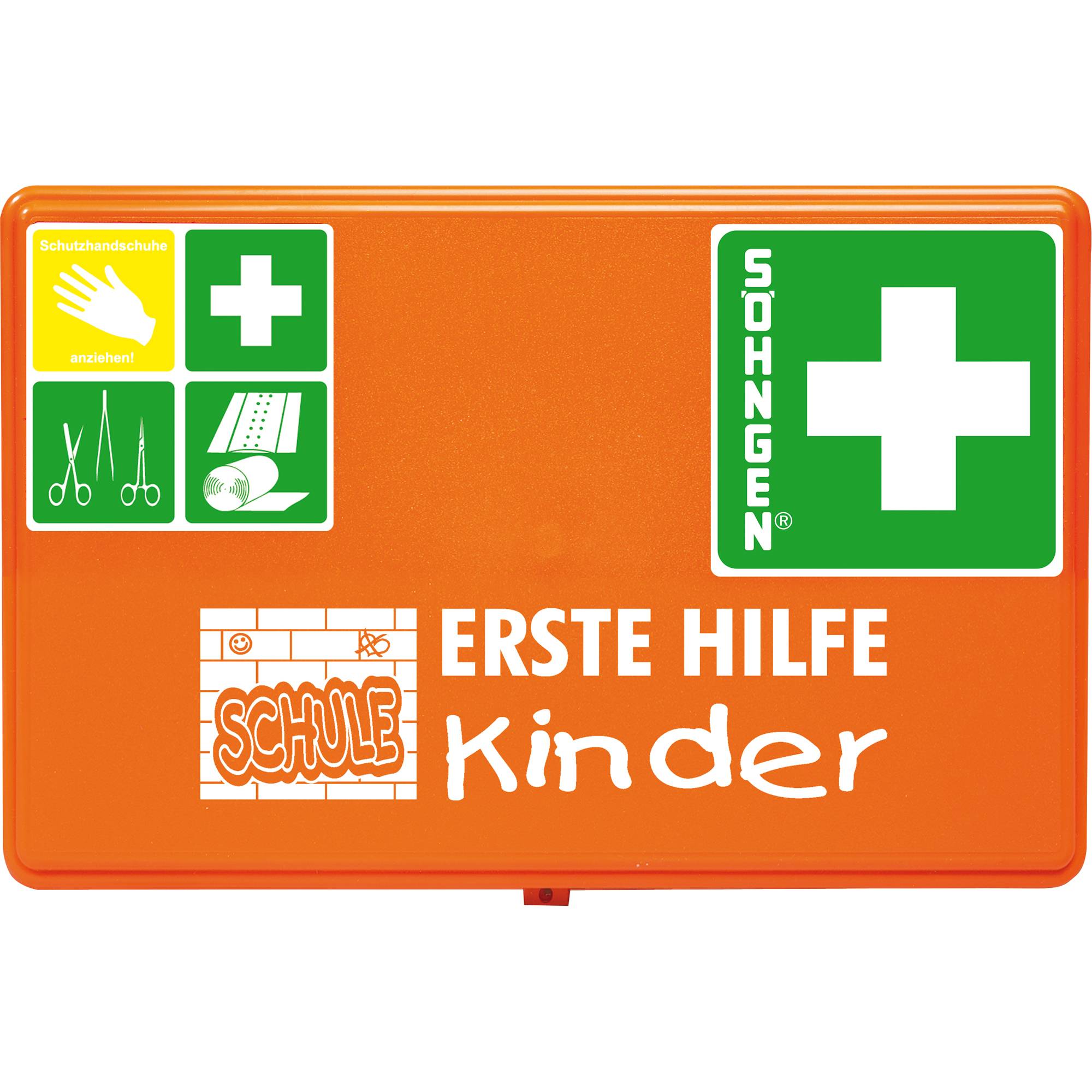 Verbandkasten SCHULE orange - Artikel: 195000420-0