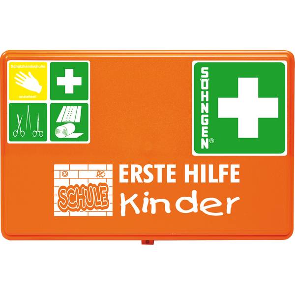 Verbandkasten SCHULE orange - Artikel: 195000420