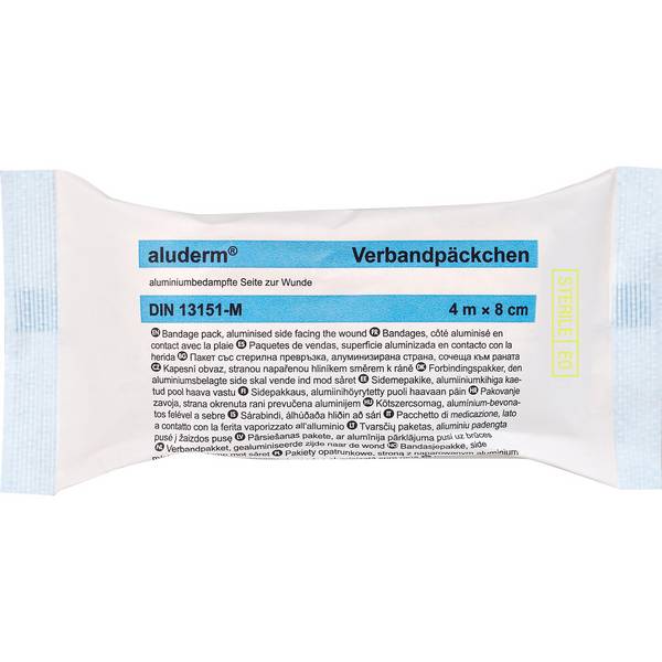 Verbandpäckchen mittel 4mx8cm Kompresse 10x12cm
