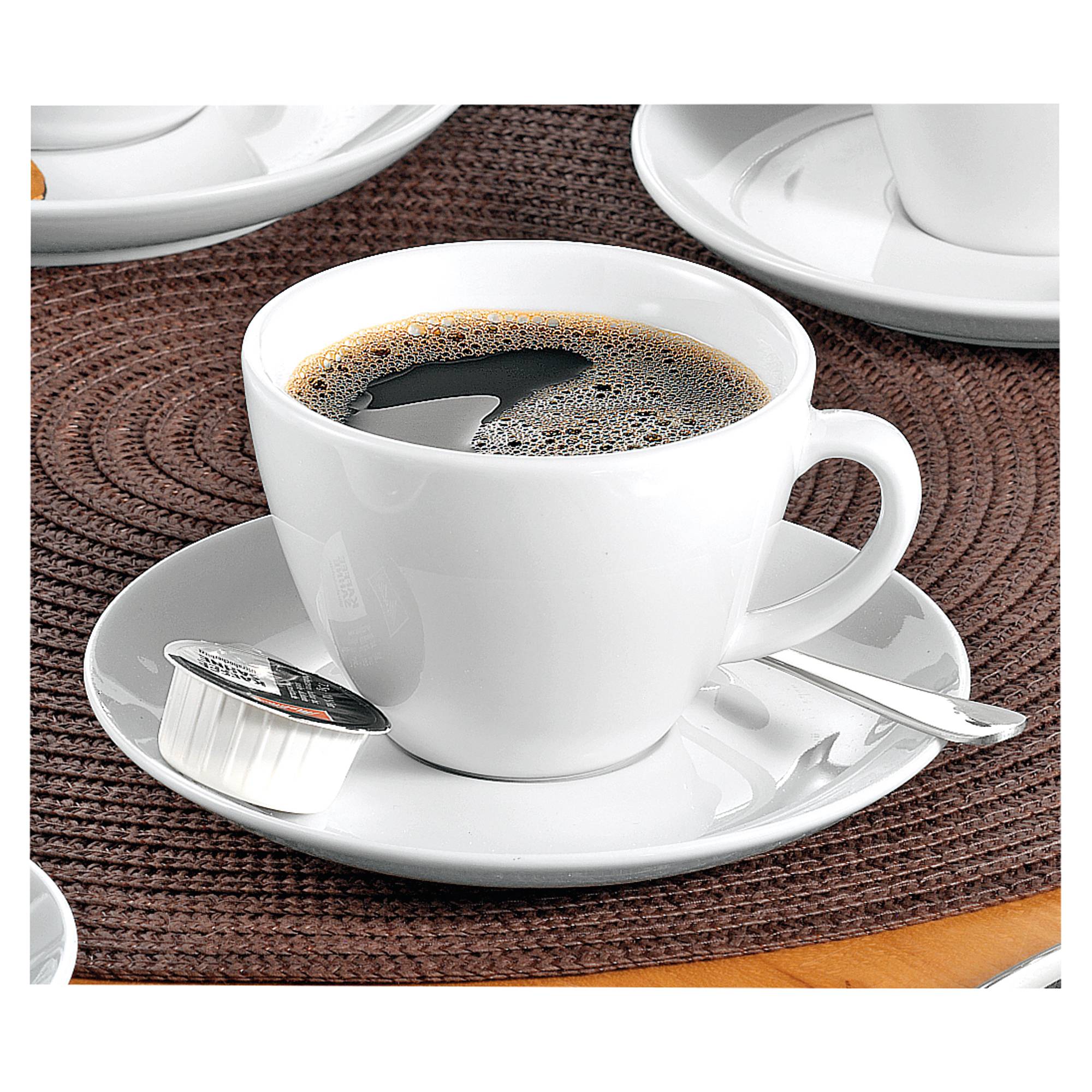 Kaffeetasse Bistro Untertasse weiß 6 St./Pack.-1