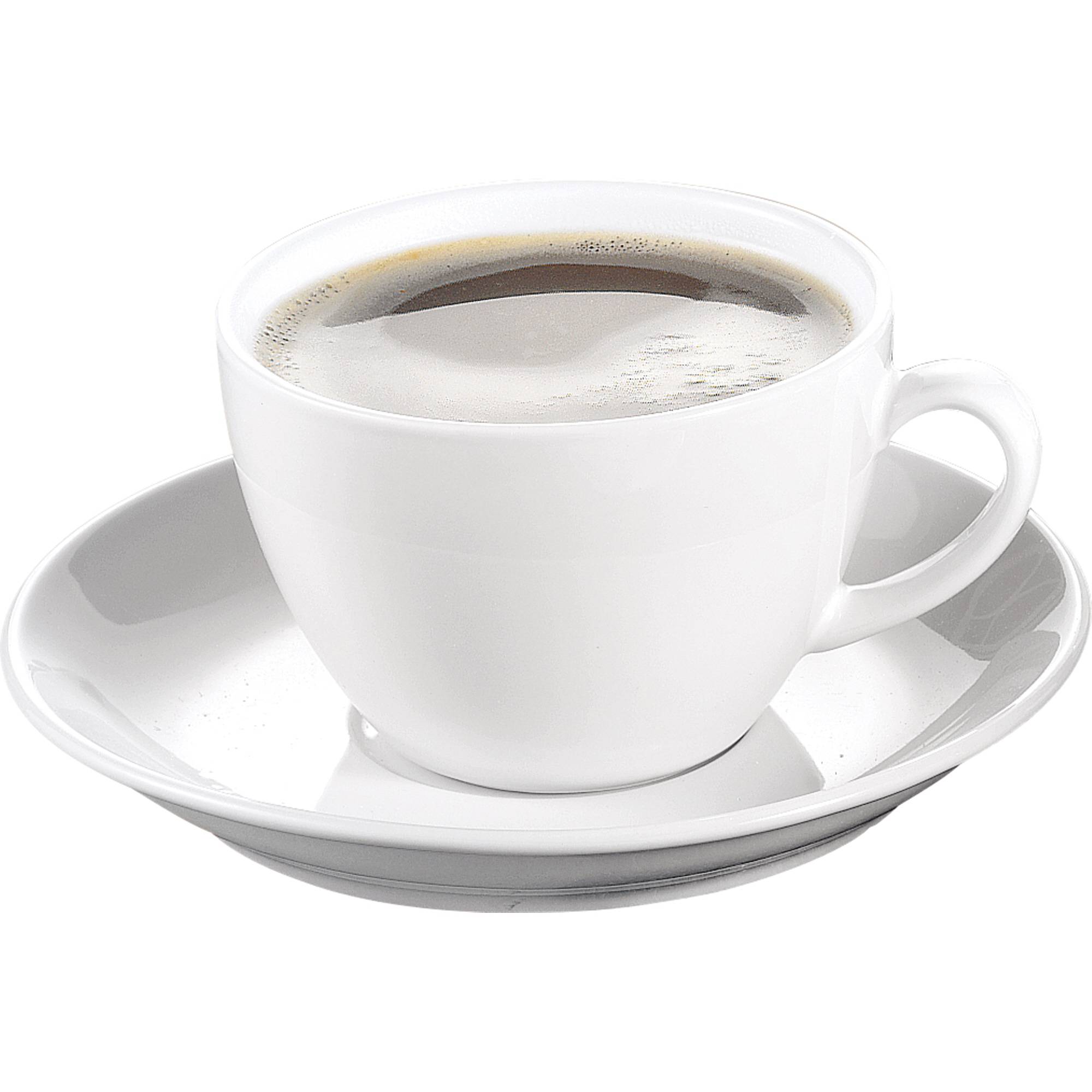 Kaffeetasse Bistro Untertasse weiß 6 St./Pack.-0