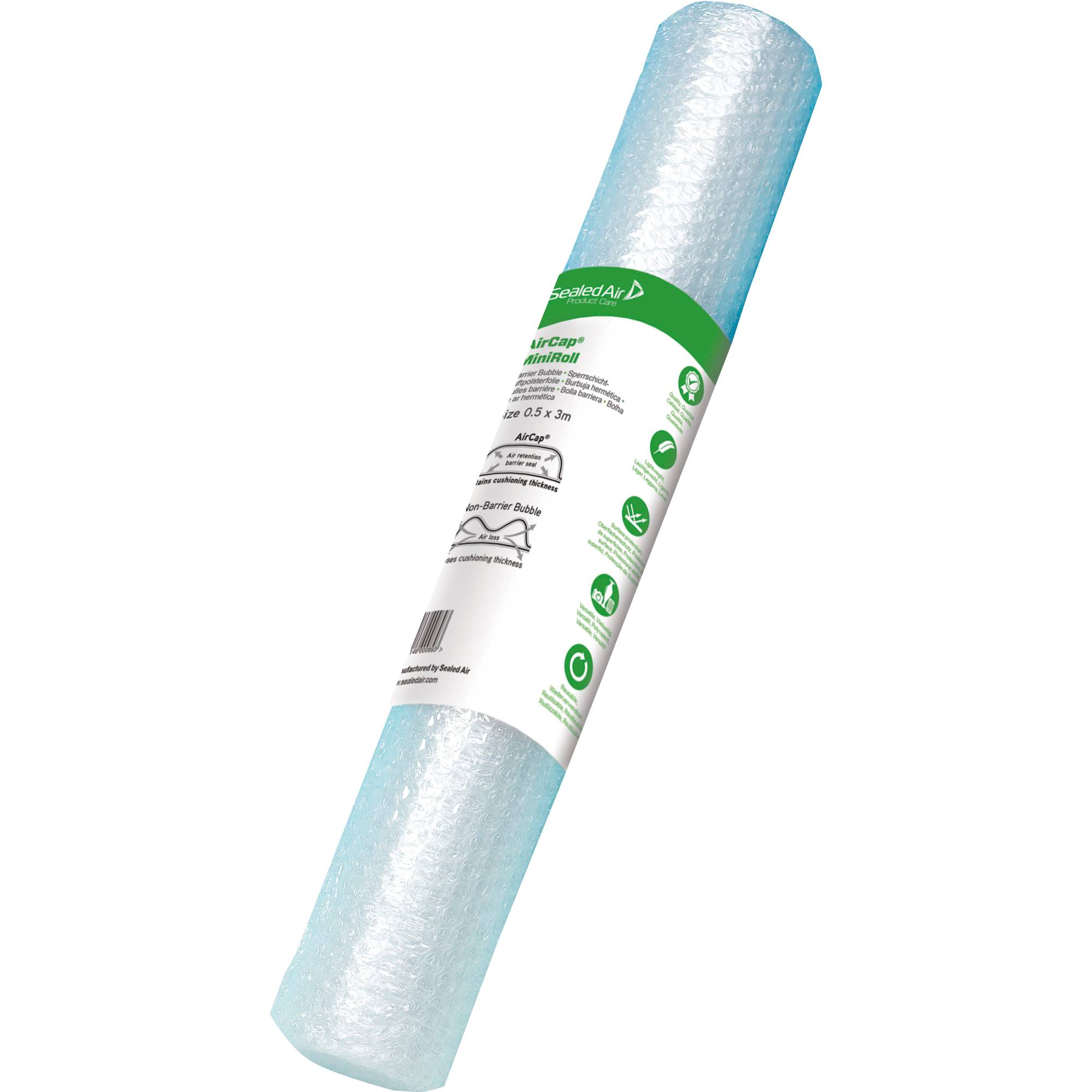Luftpolsterfolie 40cmx5m PE transparent-0