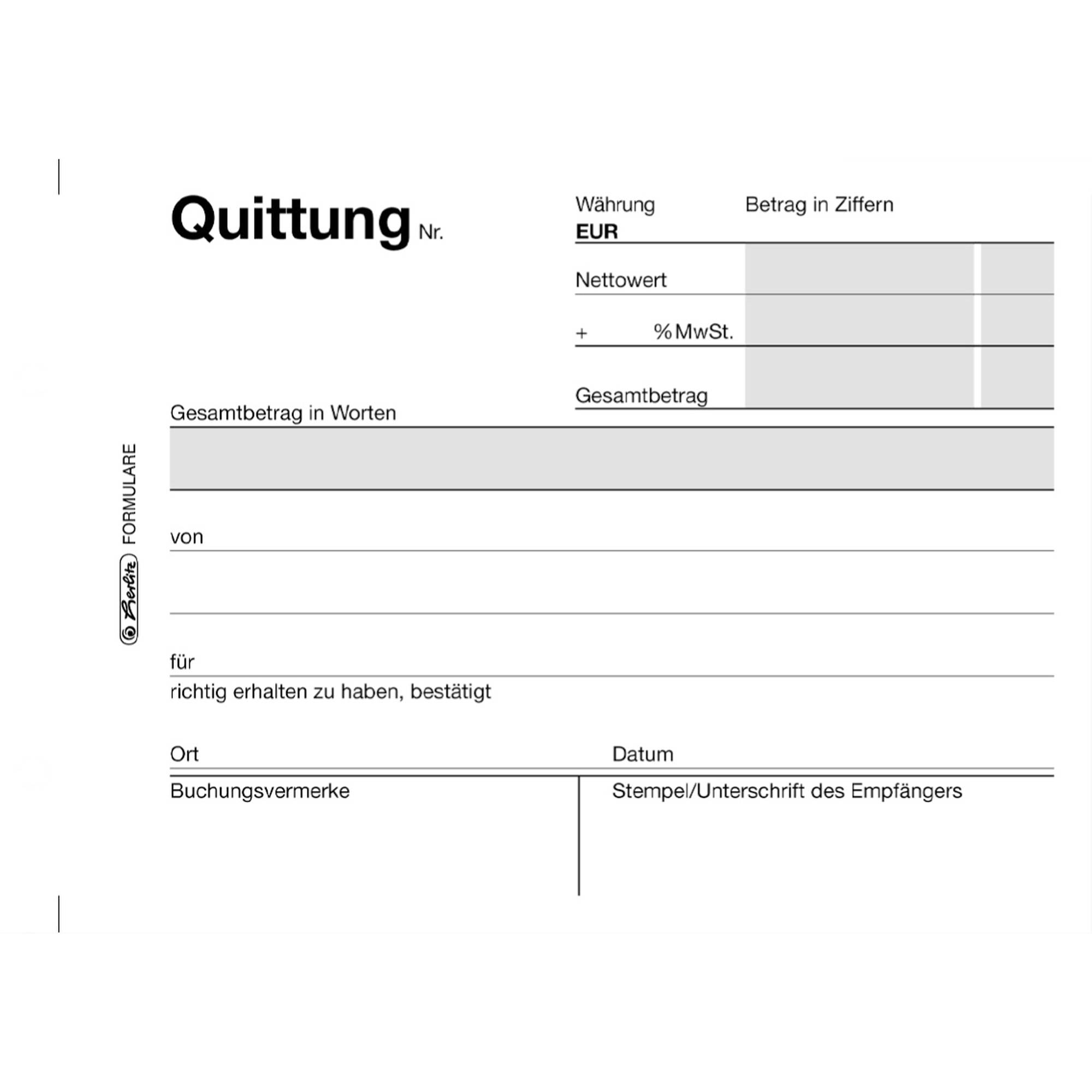 Quittungsblock 403 A6 quer Blaupapier 2x50Blatt-1