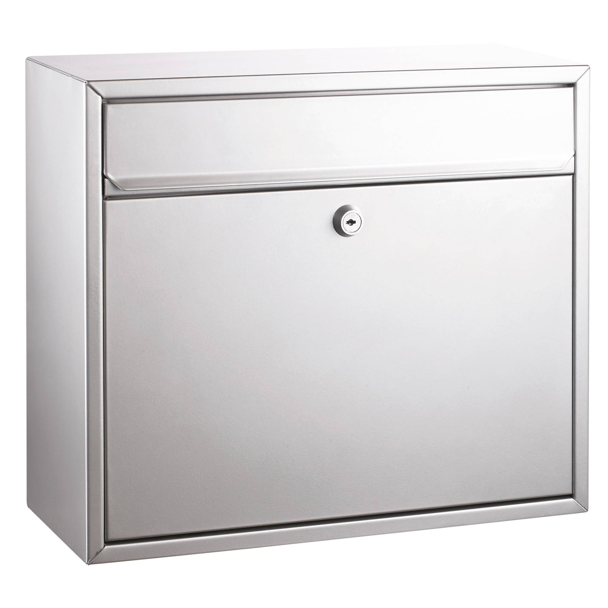 Briefkasten silber 36x31x15cm-0