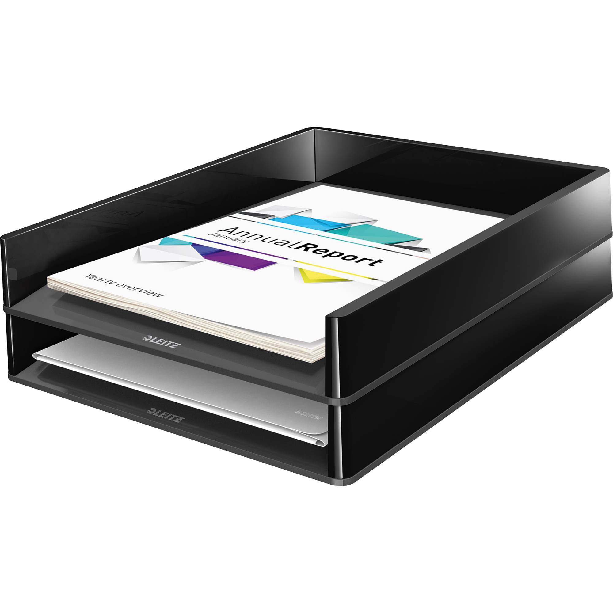 Briefkorb Duo Colour schwarz-1