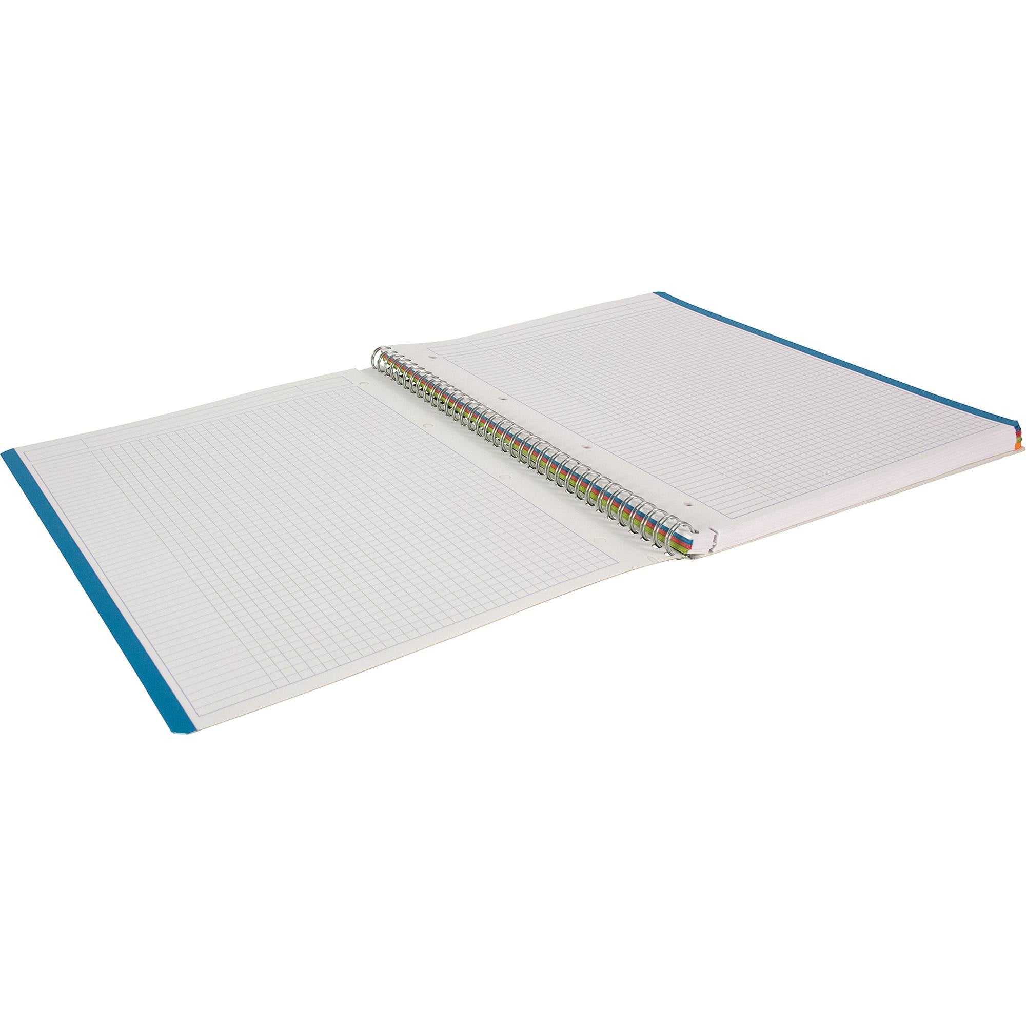 Meetingbook DIN A4 4fach gelocht 90g/qm schwarz-1