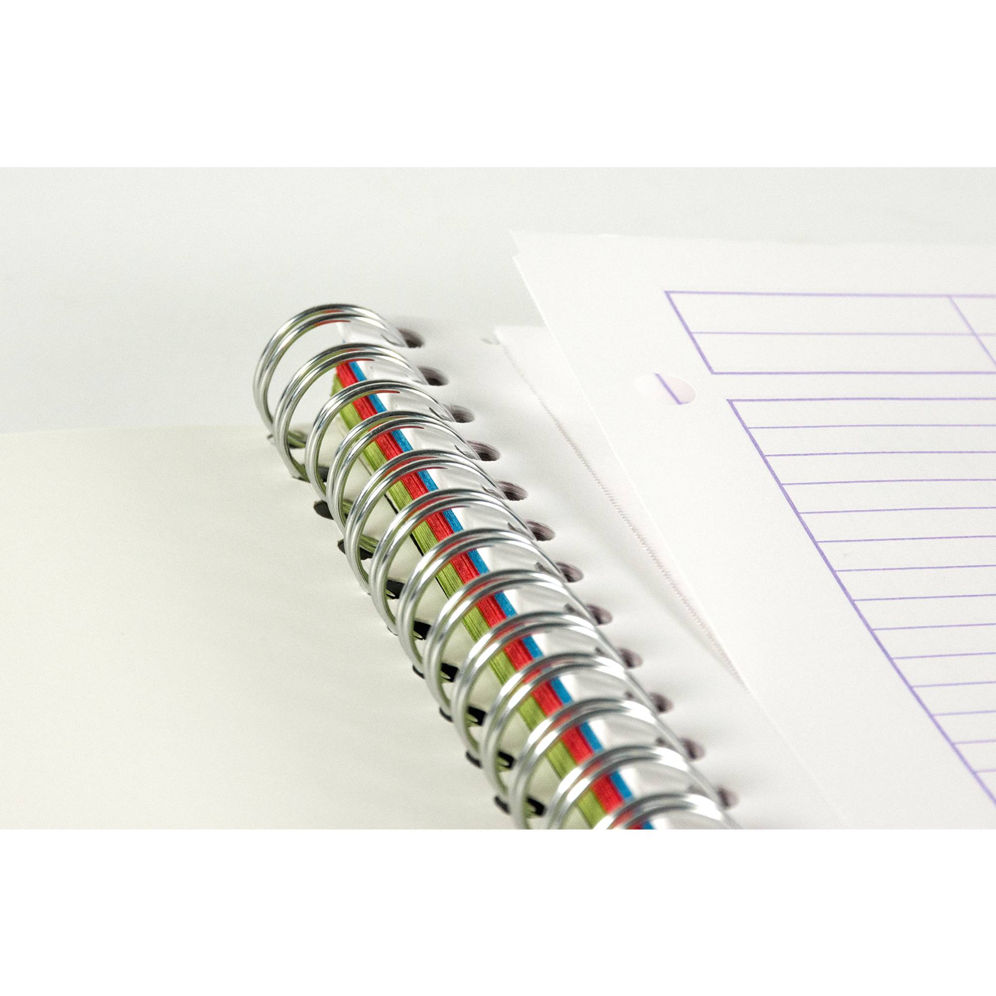 Meetingbook DIN A4 4fach gelocht 90g/qm schwarz-2