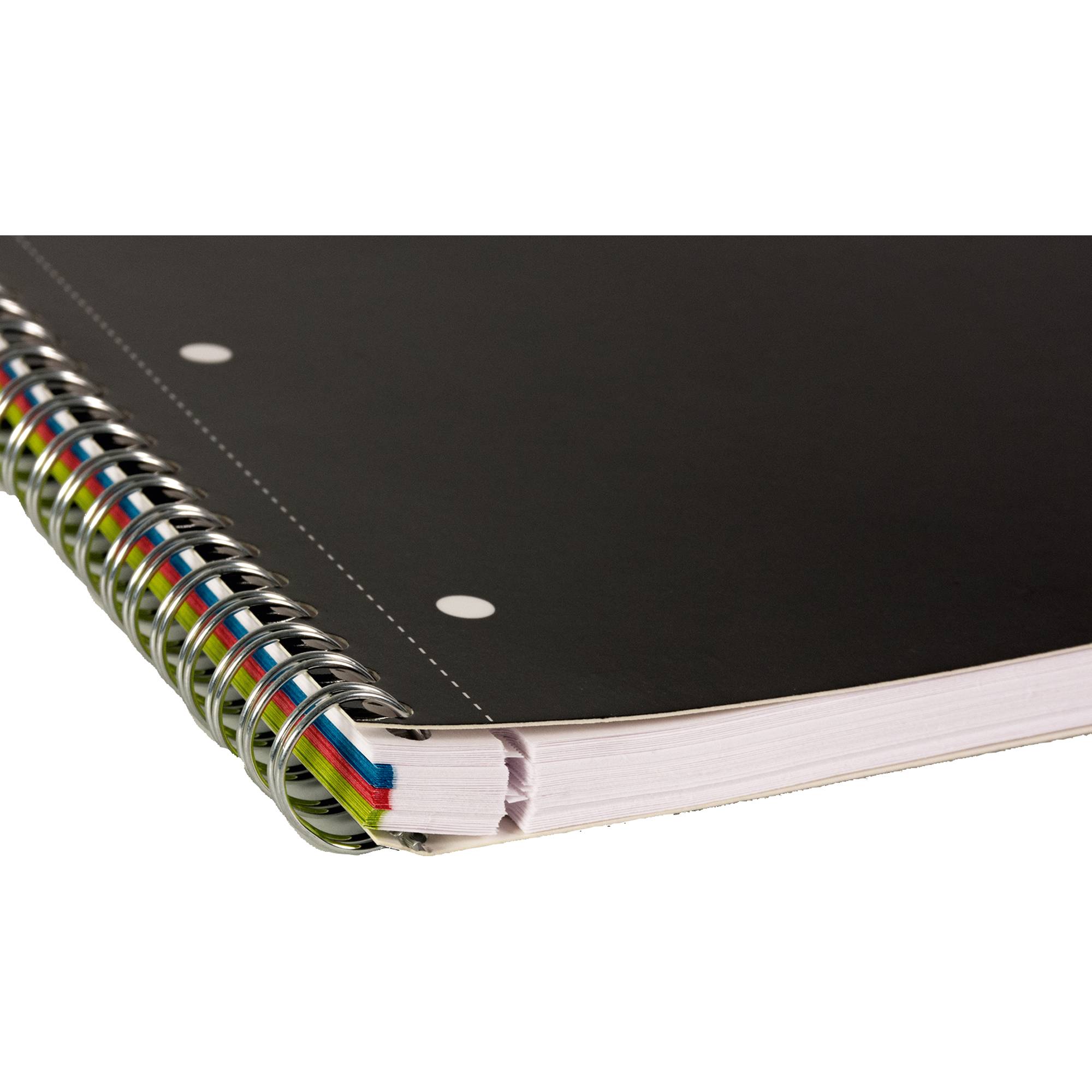 Meetingbook DIN A4 4fach gelocht 90g/qm schwarz-3