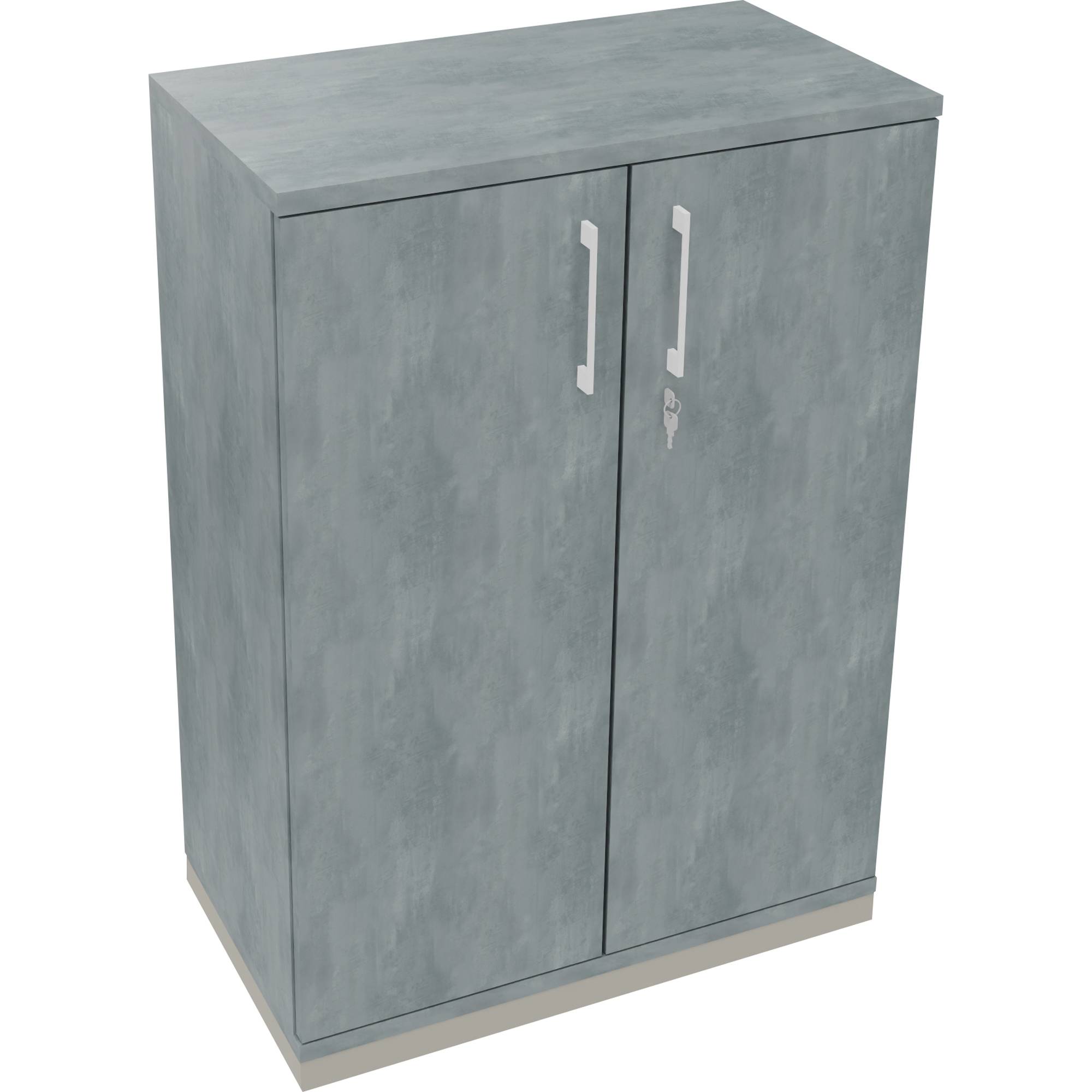 Flügeltürenschrank 3OH B800xT442xH1133 si/Beton-0