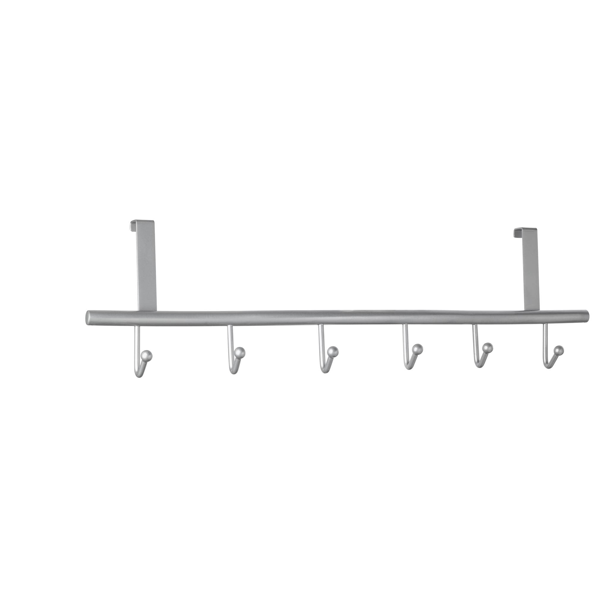 Türgarderobe 17x6,8x60cm Metall silber-0