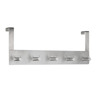 Türgarderobe 13,5x7,5x35cm Metall silber-0