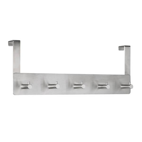 Türgarderobe 13,5x7,5x35cm Metall silber