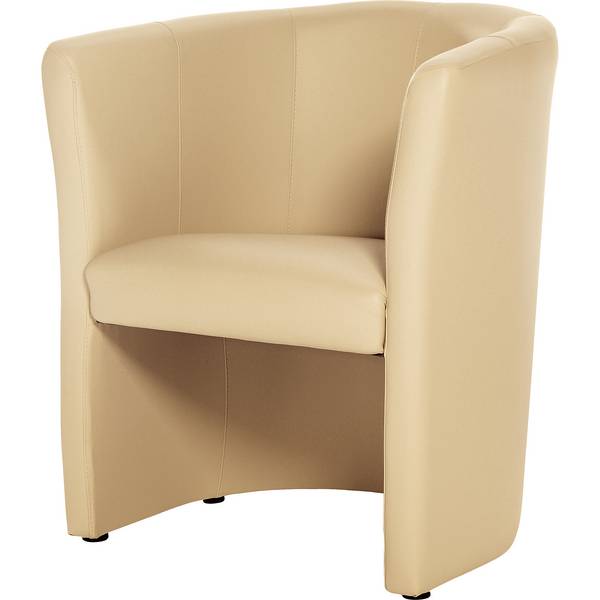 Sessel Kunstleder 690x770x630mm beige 800000179