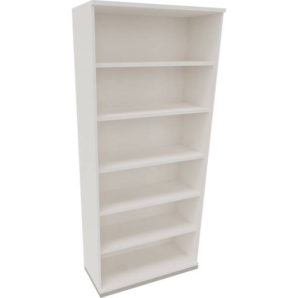 Regal 6OH 1000x442x2221 si/Diamant Weiß