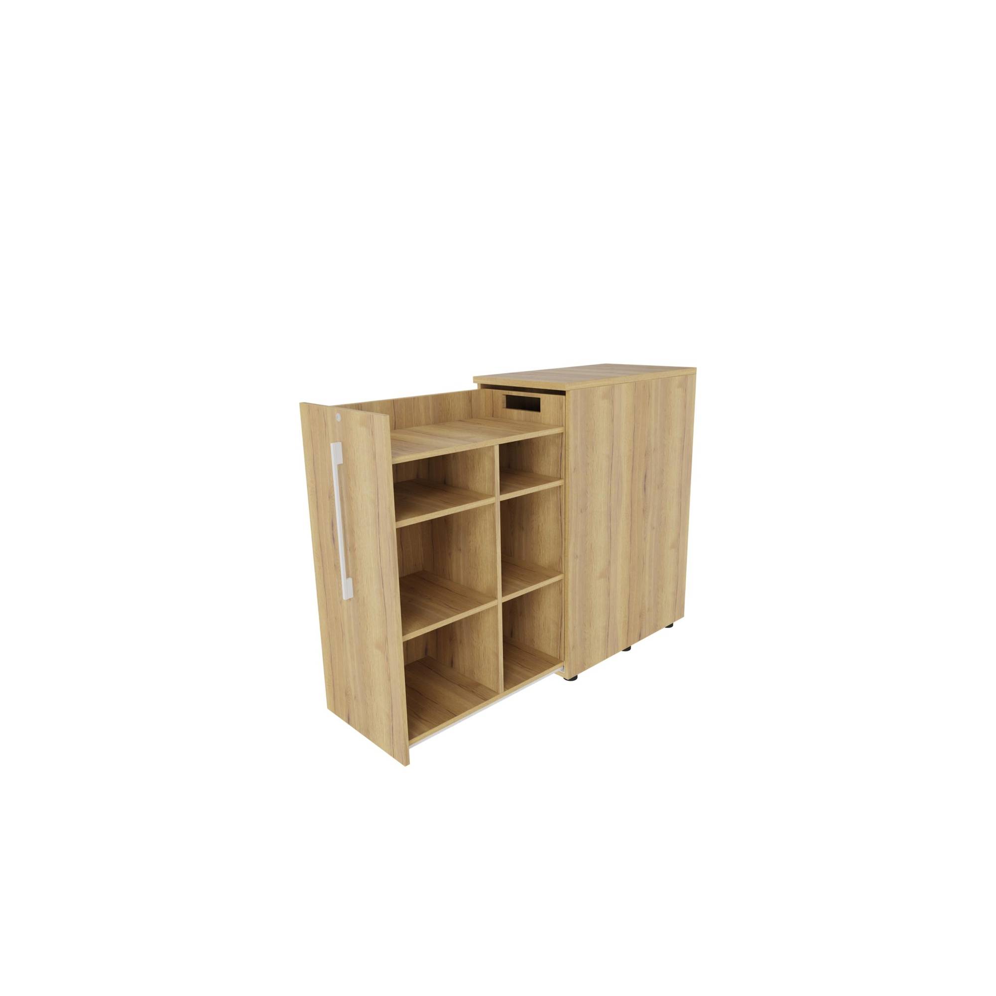 Beistellcontainer 3OH li mA B463xT800x1115mm Eiche-1